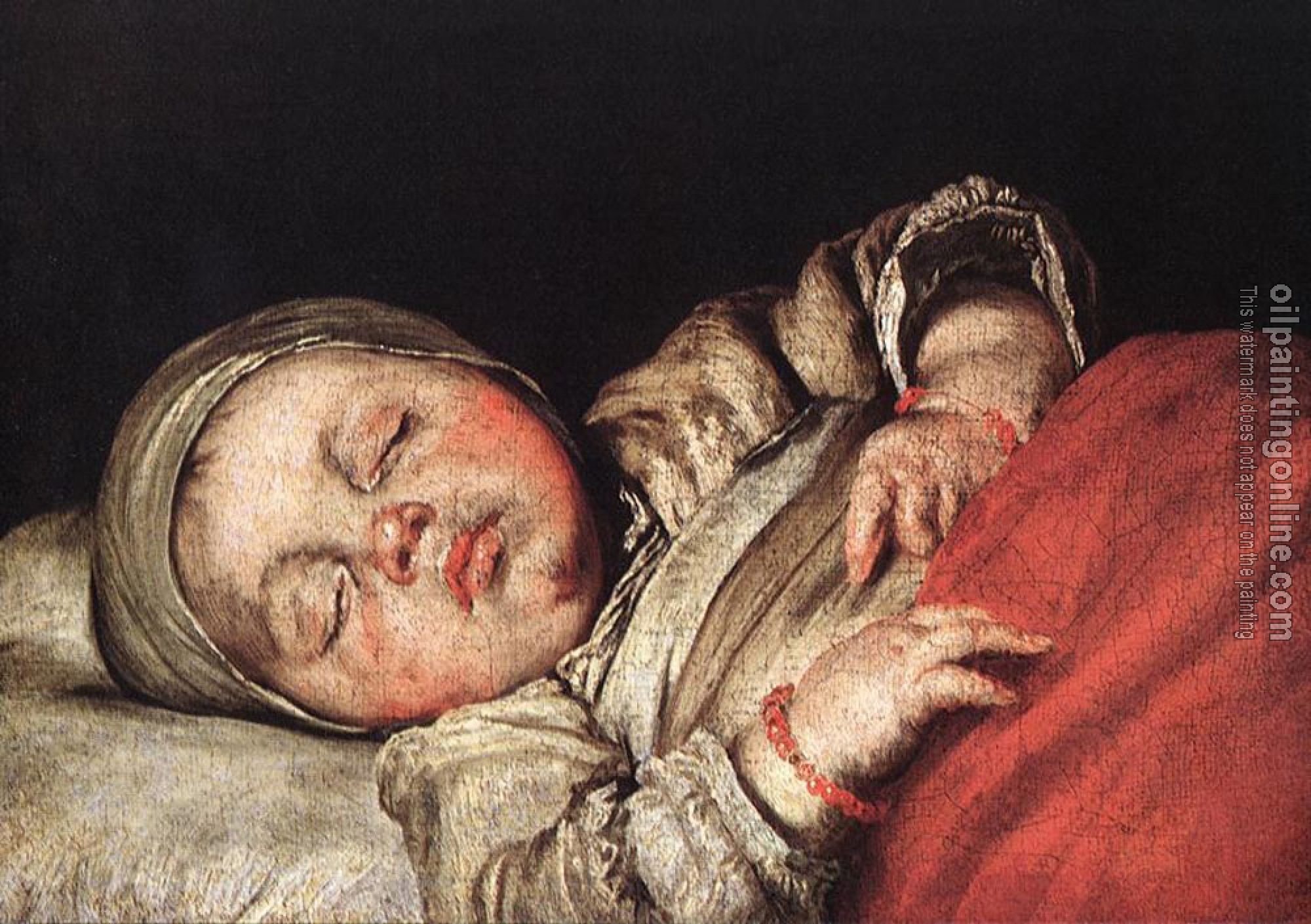 Strozzi, Bernardo - Sleeping Child